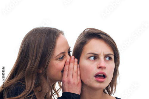 What?? Two teens telling secrets
