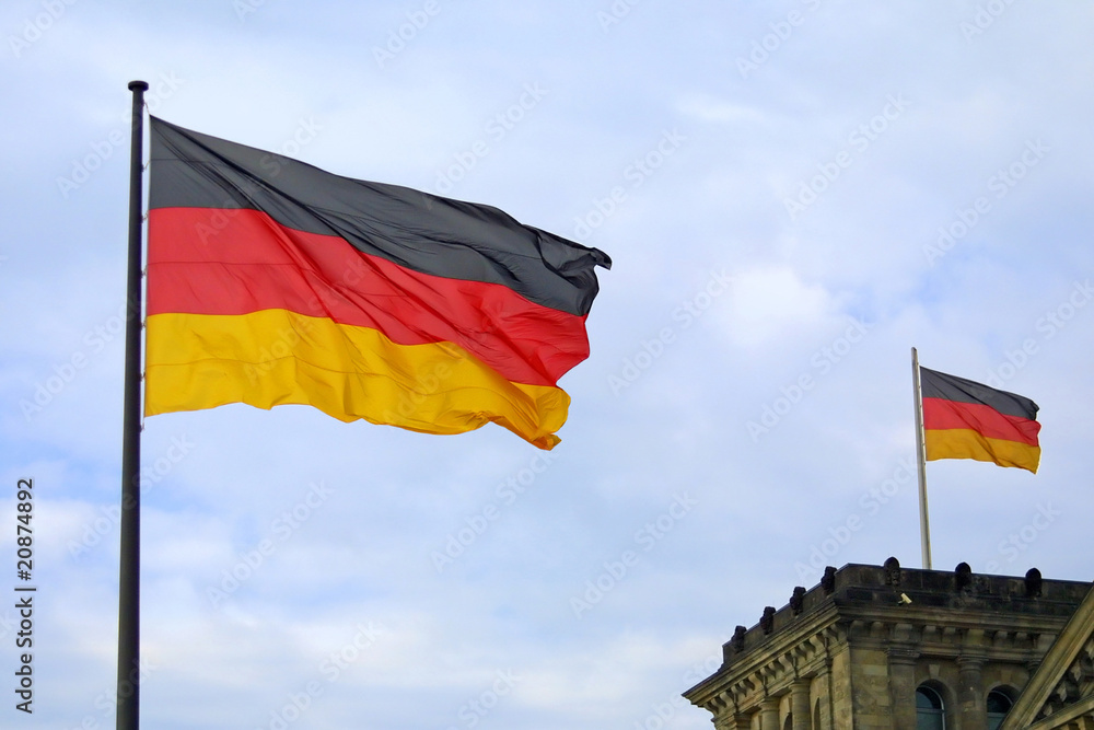 National flag of Federal Republic of Germany