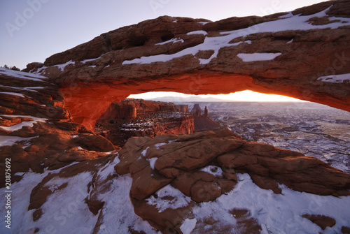 mesa arch at sunrise, Canyonland NP, Utah, USA