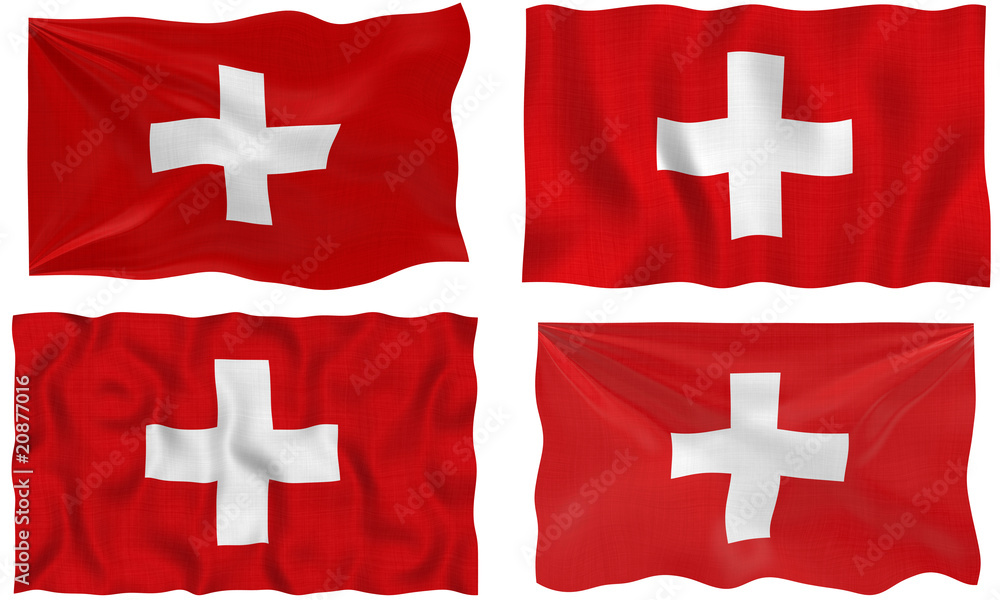 Fototapeta premium Flag of Switzerland