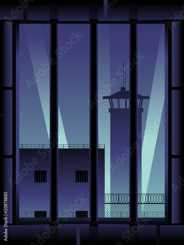 Prison background, vertical