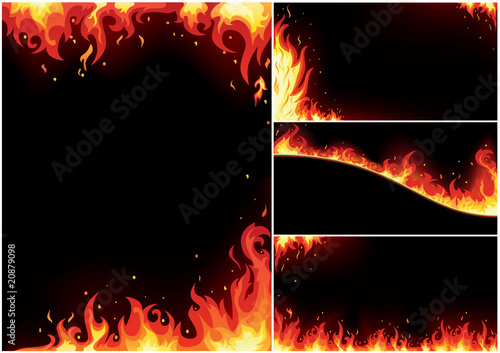 fire business card