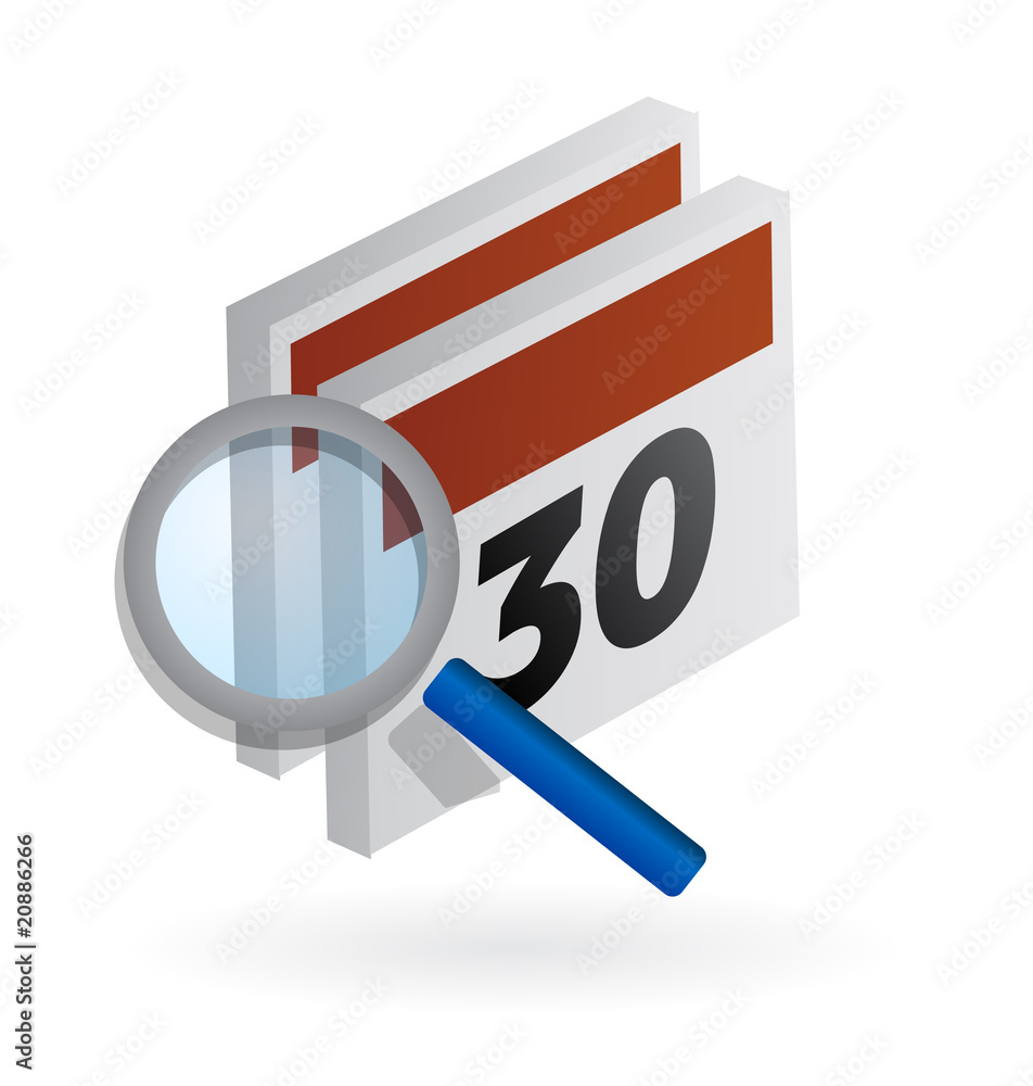 search event 3d web icon vector search event 3d web icon vector