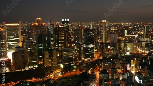 Osaka at night