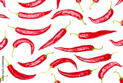 background of the Red chili pepper