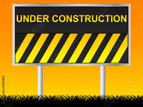 under construction billboard