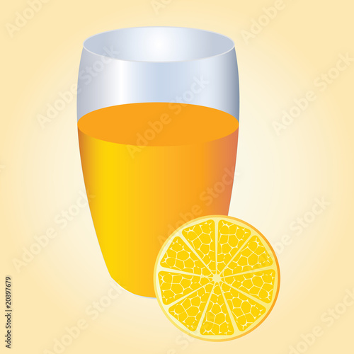 Orange and orange juice.