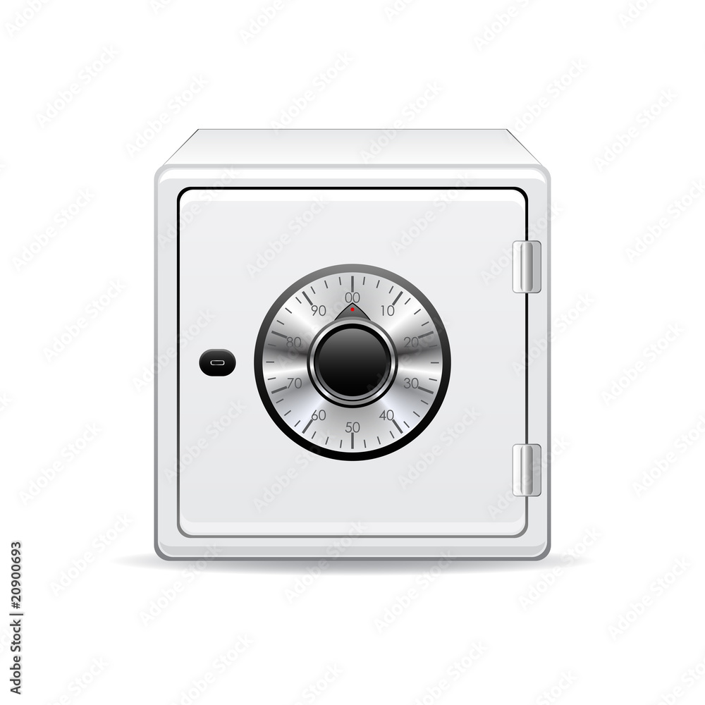Vector icon of the safe Vector icon of the safe