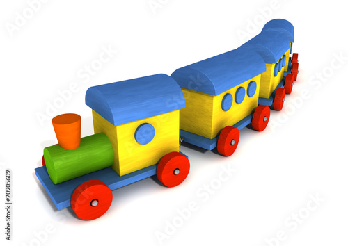 wood toy train