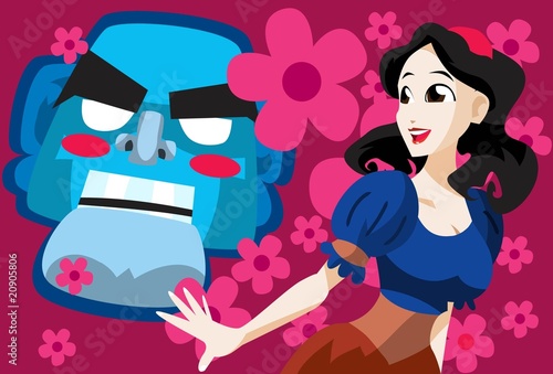 Fotografie As Beautiful As Snow White