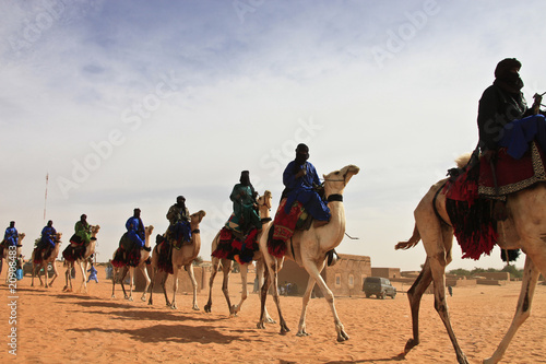 Tableau sur toile Festival Tamadacht au Mali