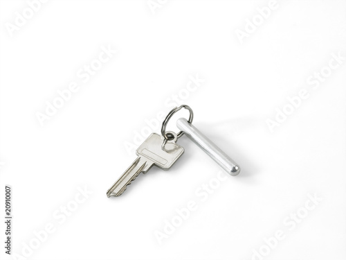 Schlüsselbund ein Schlüssel © fotofuerst