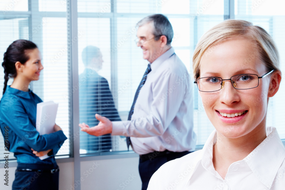 Fototapeta premium Clever woman