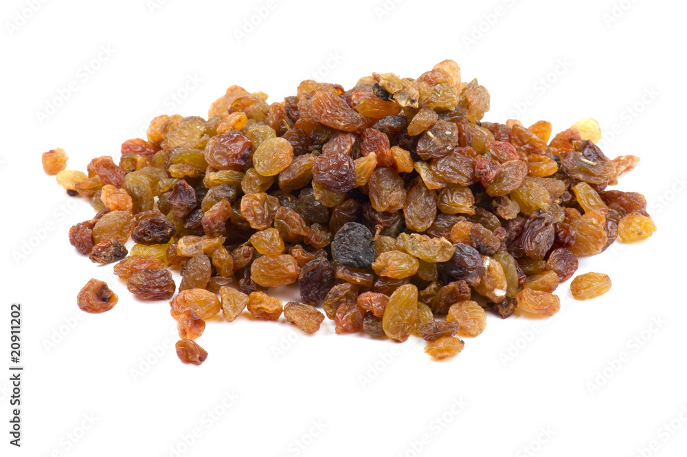 raisin on white raisin on white