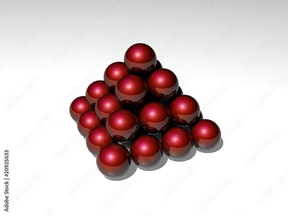 3d balls on white 3d balls on white