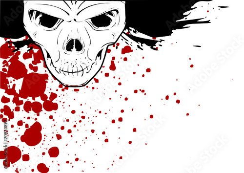 bloody-skull