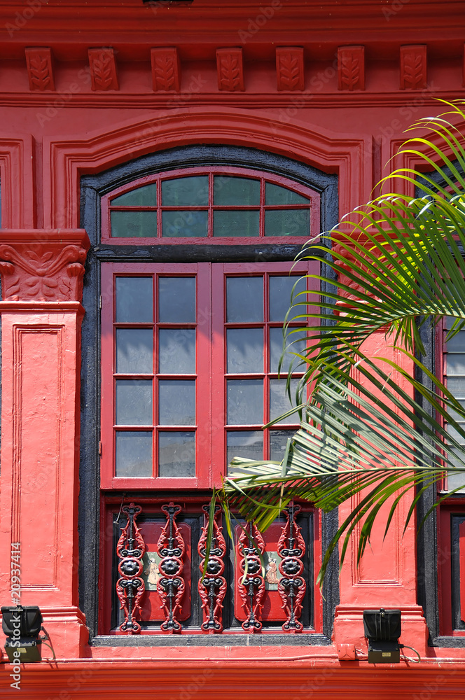 Obraz premium Maison coloniale à Singapour