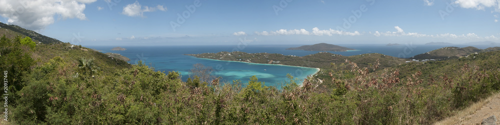 View of Saint Thomas, Caribbean