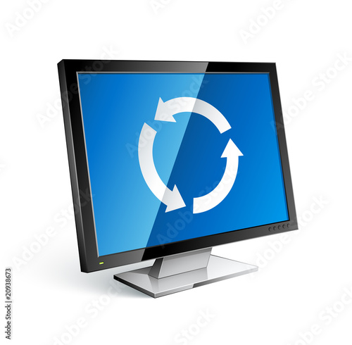écran ordinateur recyclage