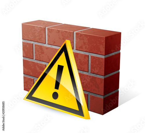 Firewall pare-feu / concept protection informatique