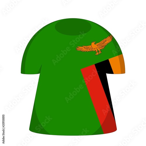 maillot zambie drapeau zambia flag photo