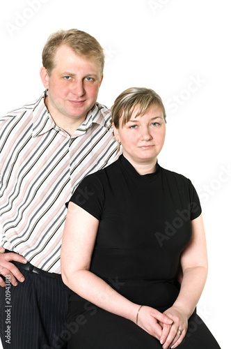 Obraz na plátně Portrait of husband and wife