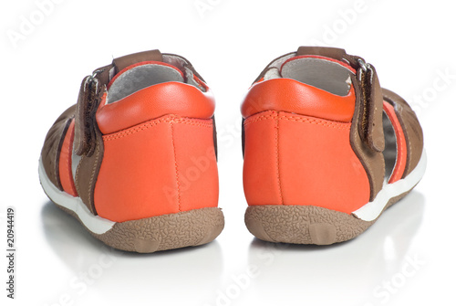 Kids leather shoes.