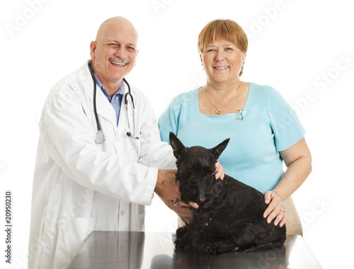 Photography Veterinarian with Happy Client