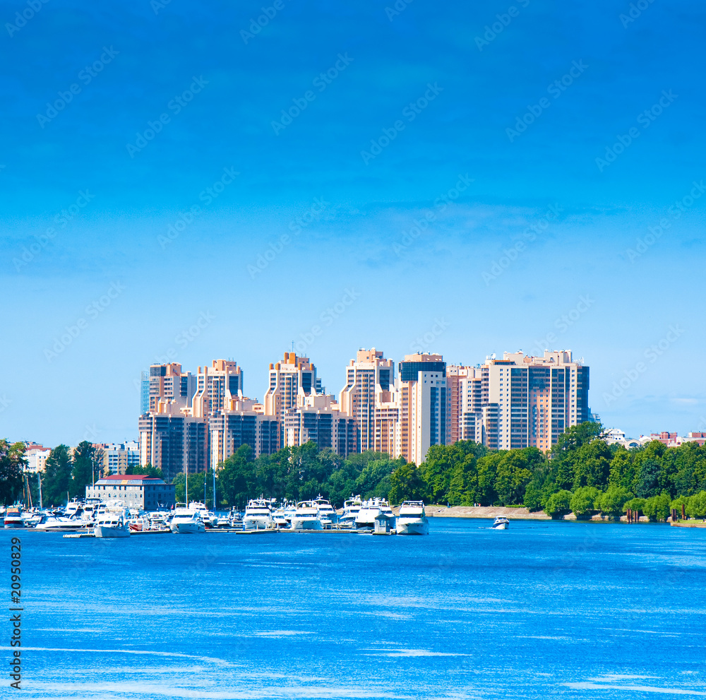 Obraz premium city landscape