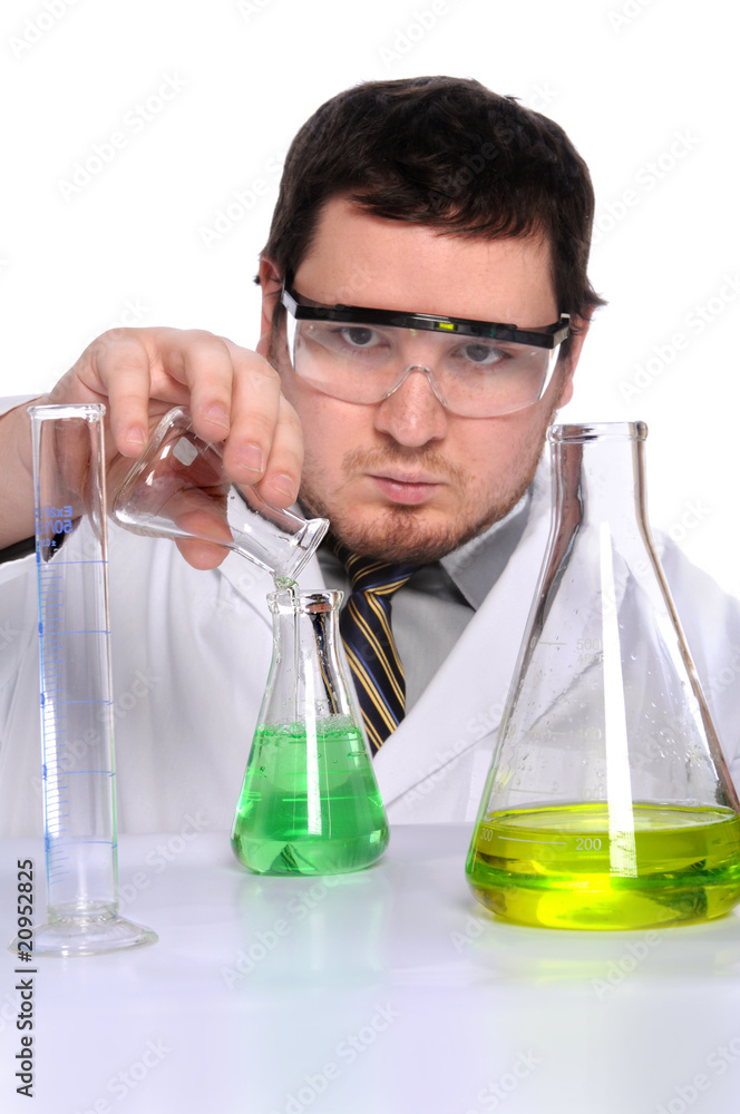 Scientist Working in Laboratory Scientist Working in Laboratory