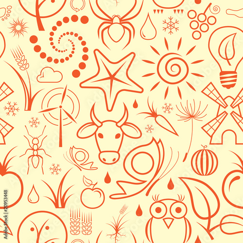 Seamless Nature Wallpaper
