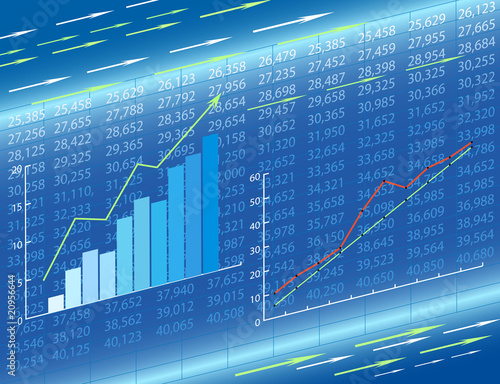 abstract economic background