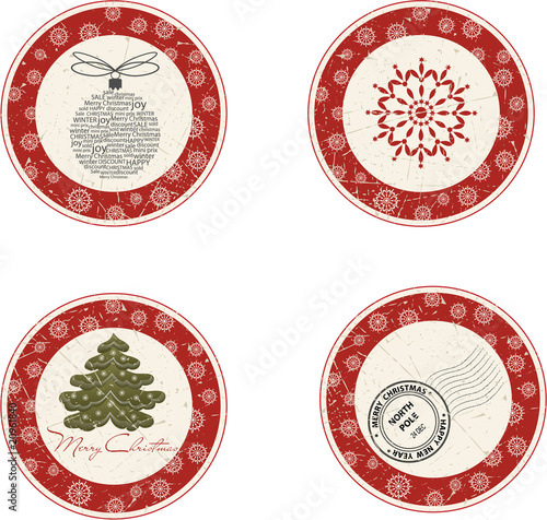 Christmas labels