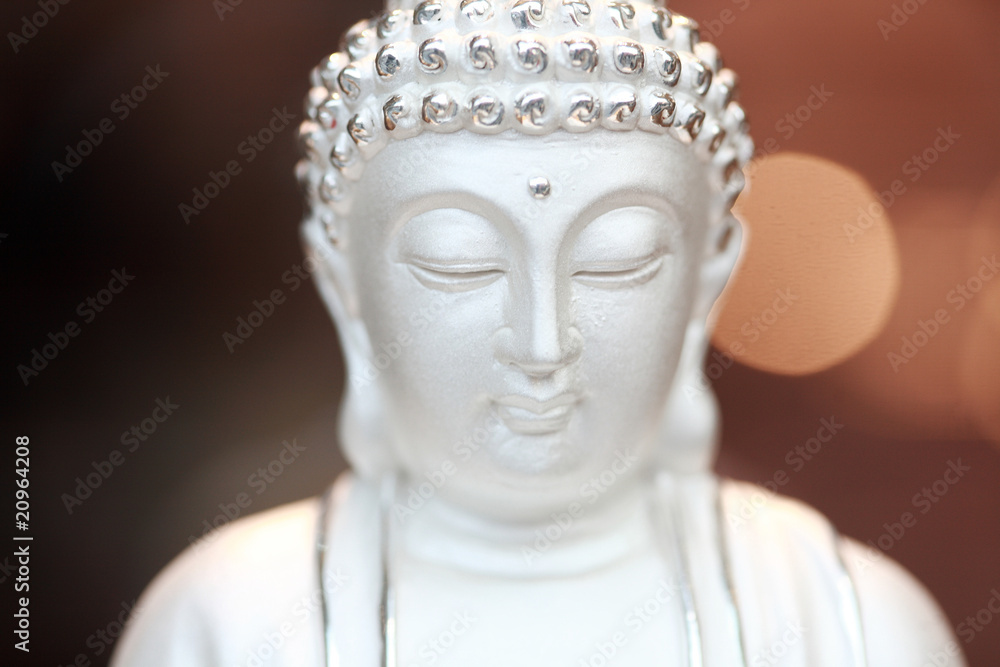 Portrait of a Buddha statue