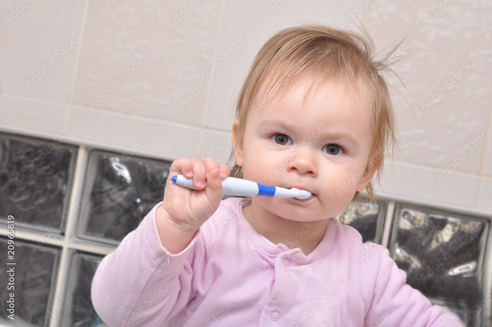 baby brushing teeth baby brushing teeth