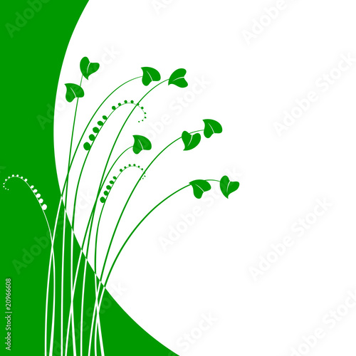 abstract background with dandelions