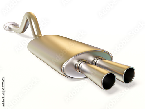 Naklejka exhaust silencer