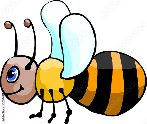 funny cartoon bee