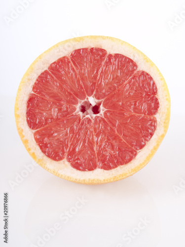 fresh juicy red grapefruit