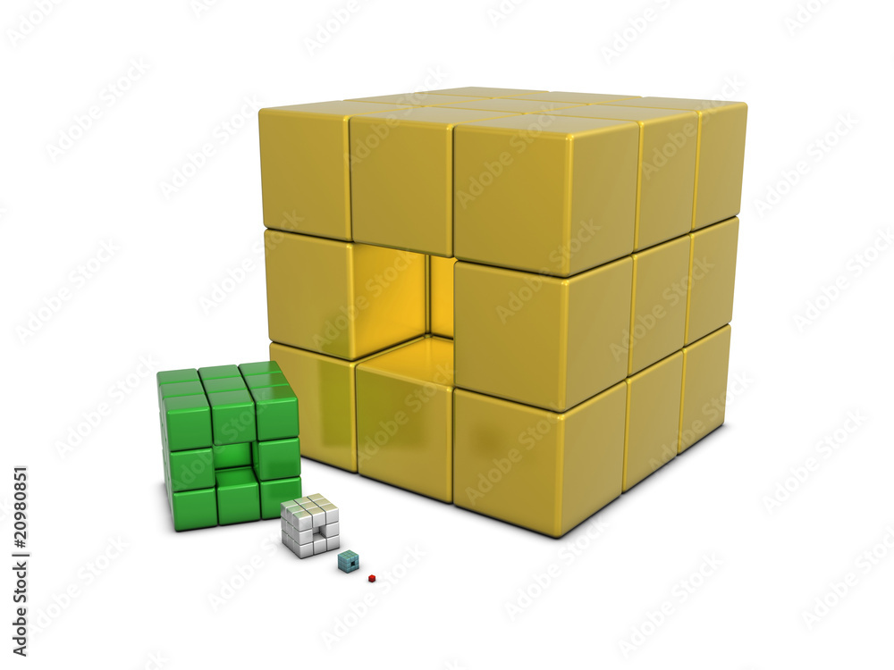 Obraz premium Group of boxes