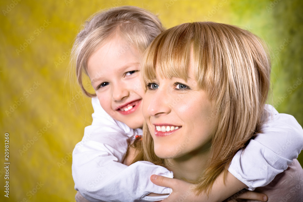 mother and daughter portrait mother and daughter portrait