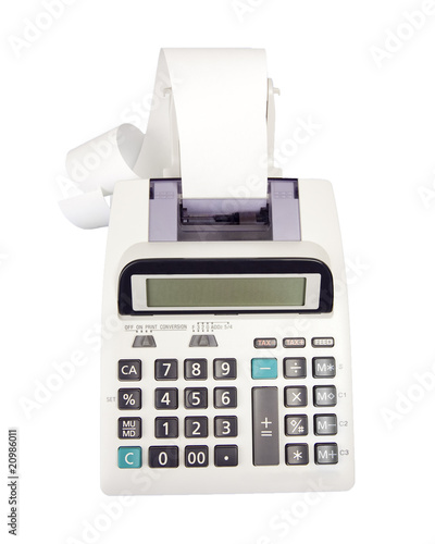 Obraz na płótnie Adding Machine, includes clipping path w salonie