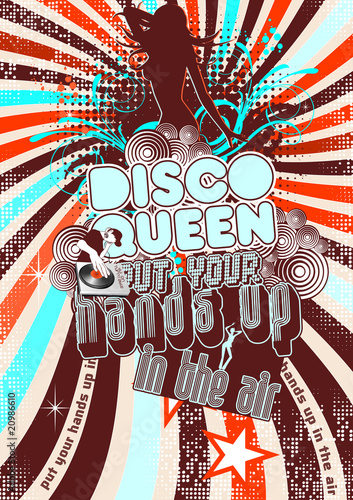 Partyflyer Vorlage Retro