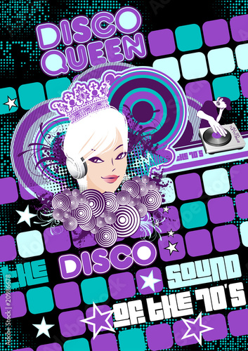 Partyflyer Vorlage Retro