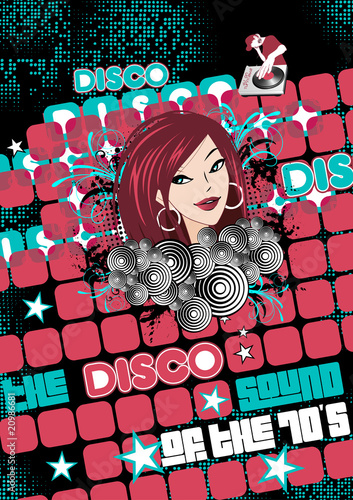 Partyflyer Vorlage Retro