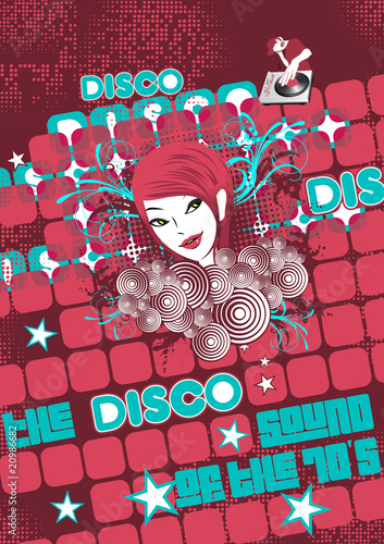 Partyflyer Vorlage Retro