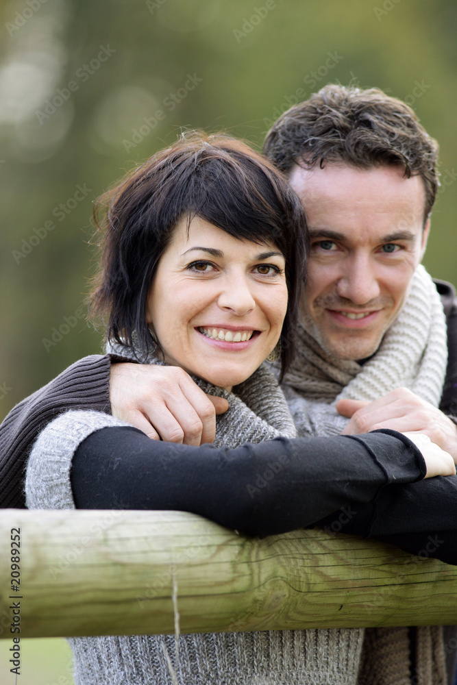 Portrait d'un couple amoureux Portrait d'un couple amoureux