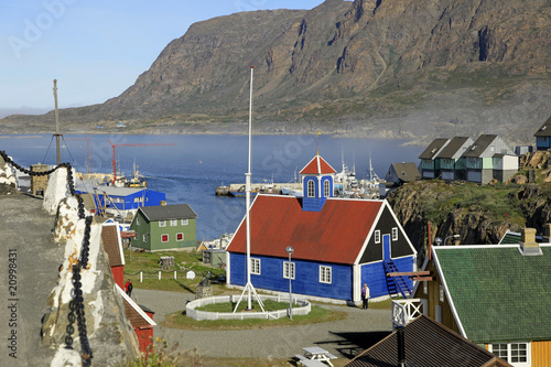 Greenland's second oldest church in Sisimiut. photo