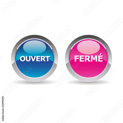 Picto ouvert  fermé - Icon open closed