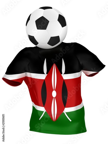 Fototapeta Naklejka Na Ścianę i Meble -  National Soccer Team of Kenya | All Teams Collection |